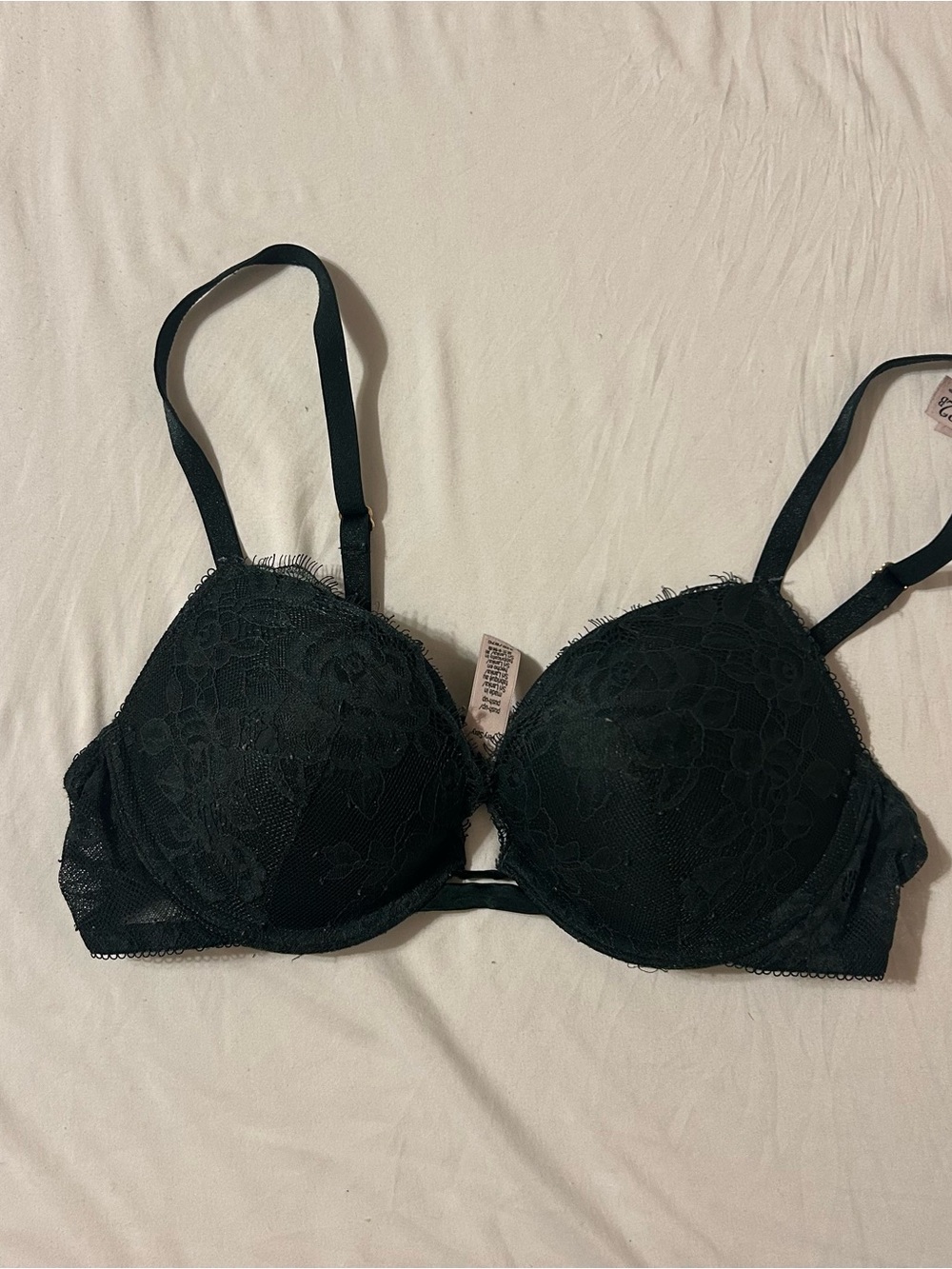 Green Lace Push-Up Bra - Women Intimates